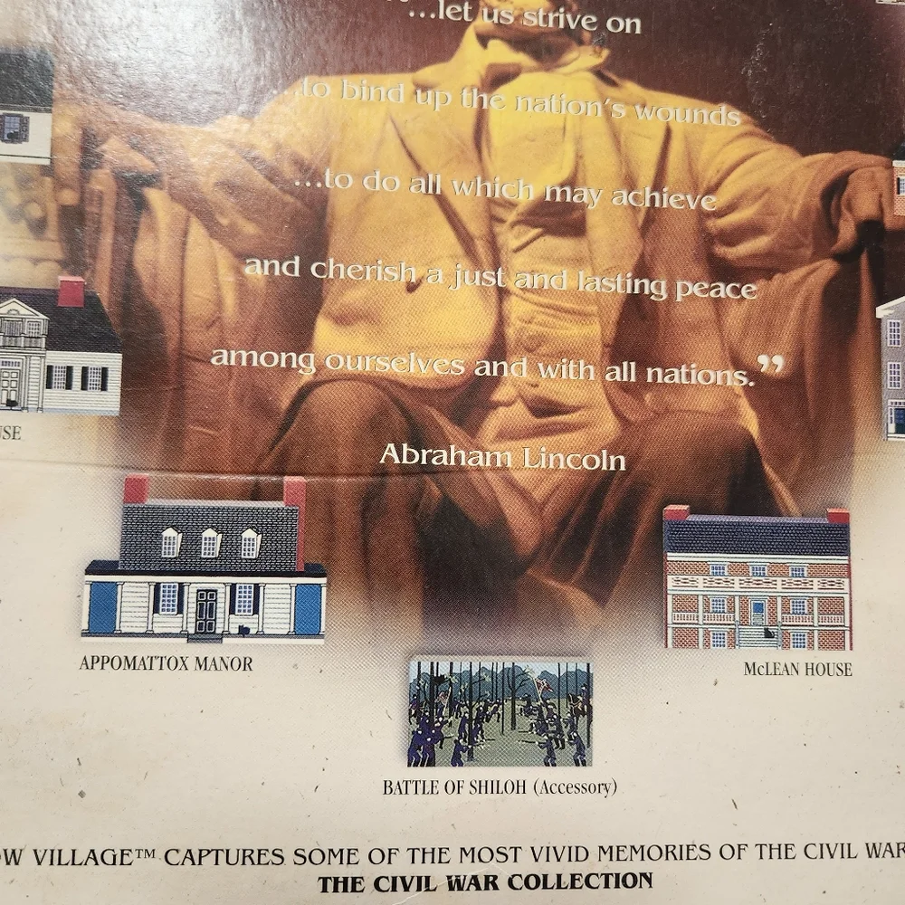 Cat's Meow Village Civil War Collection Complete Set